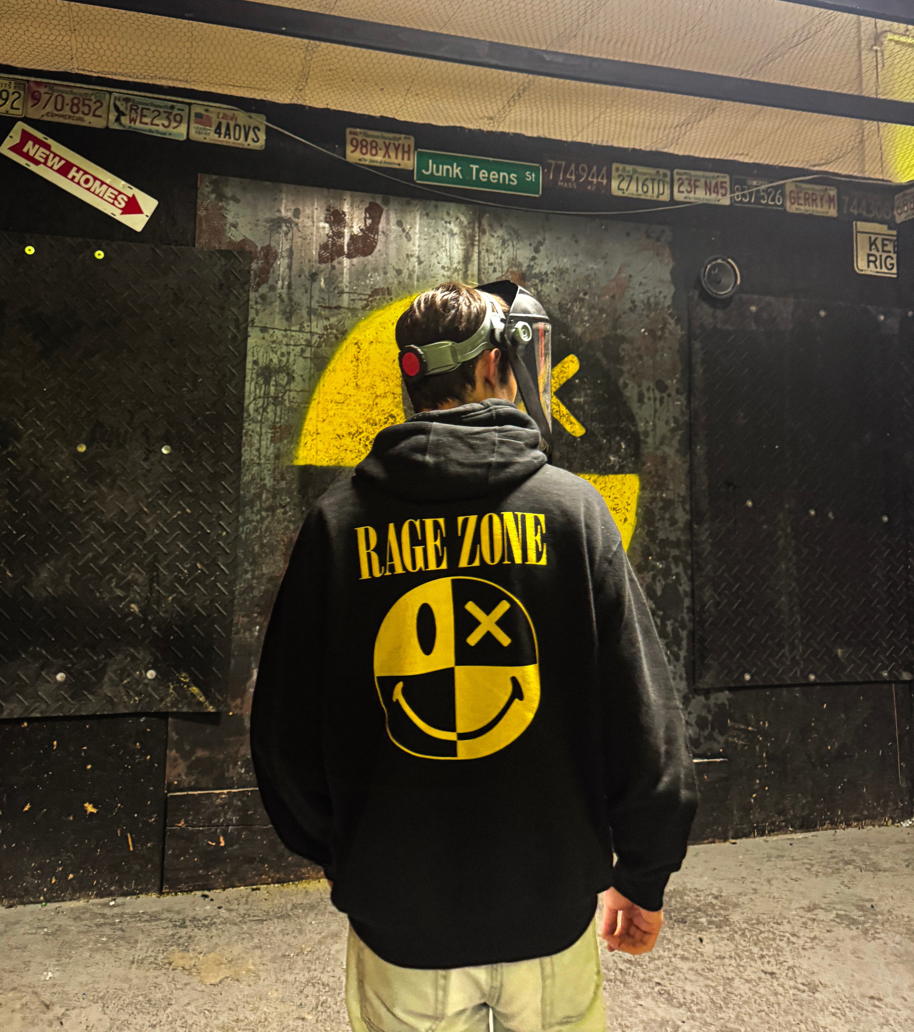 Rage Zone Smiley Hoodie